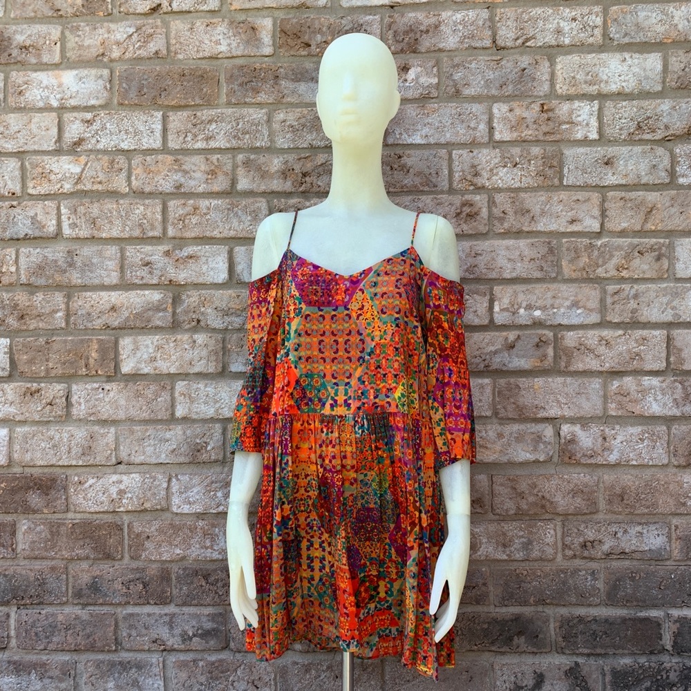 H&M Flowy Boho Mini Dress